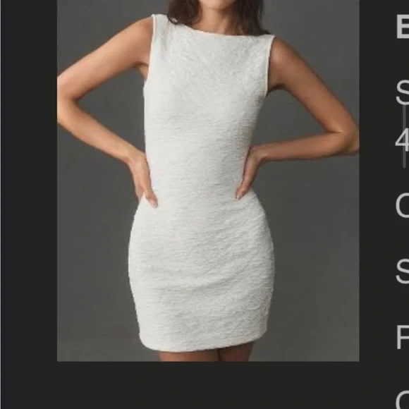 high split cocktail dress Marina Round Bateau Neckline With Ribbon On Shoulder V-Back Zipper Clo –  Curated Brands main image 1